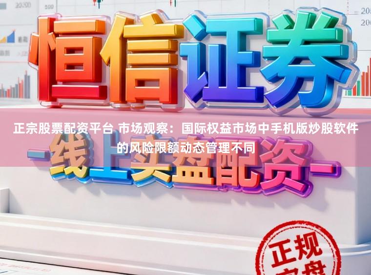 正宗股票配资平台 市场观察：国际权益市场中手机版炒股软件的风险限额动态管理不同